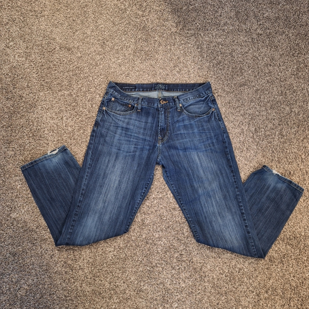 Lucky Brand 221 Original Straight MENS W34 L32 Jeans